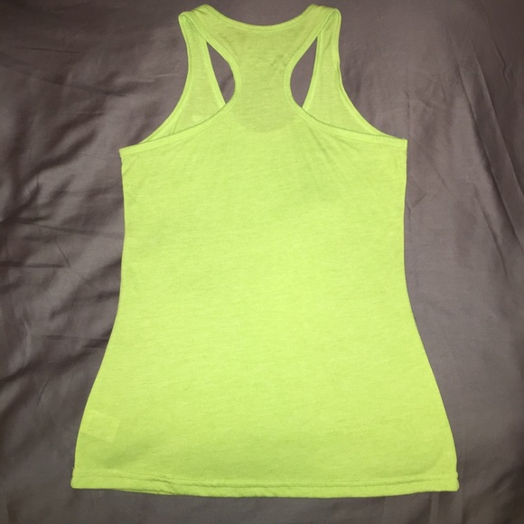 Lime Green Marika Tek Tank Top - Picture 5 of 5