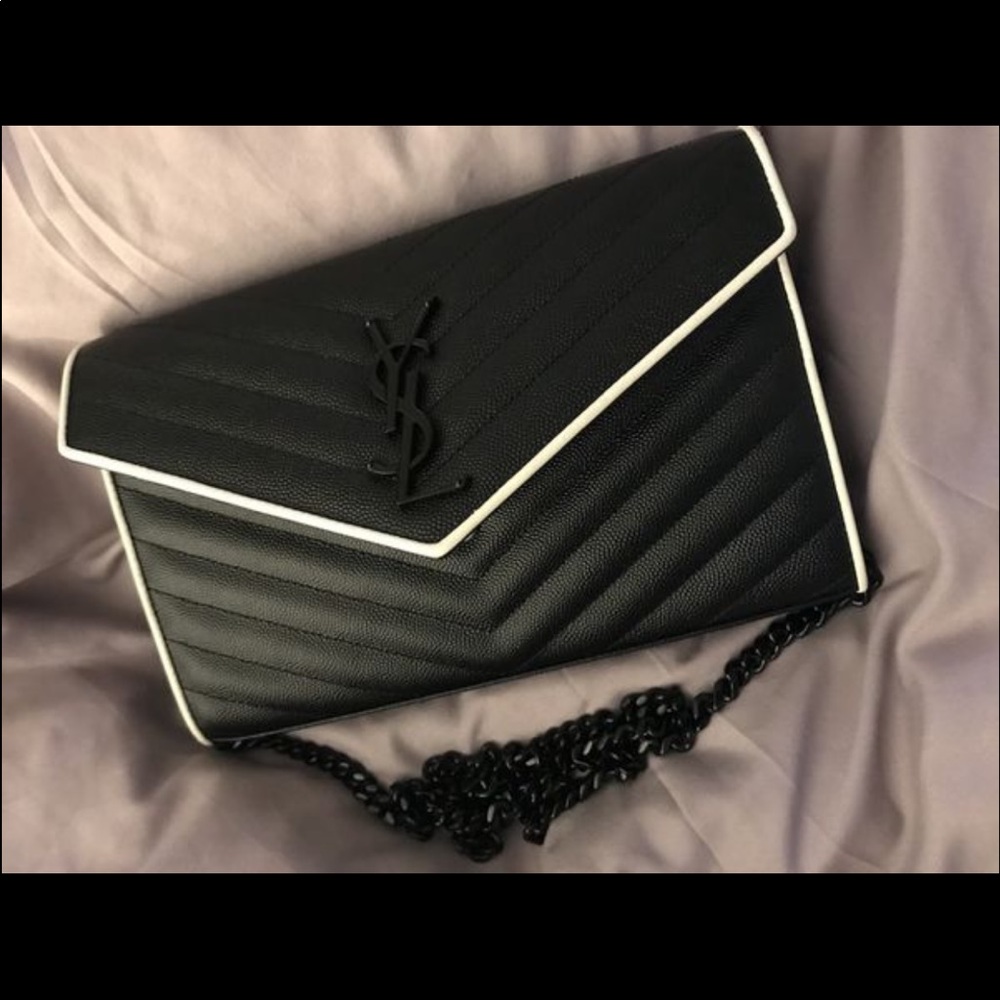 YSL Monogram Wallet on Chain