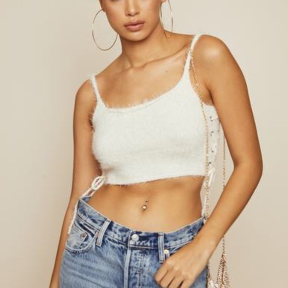 Lace Up Sweater Tank - Picture 2 of 5