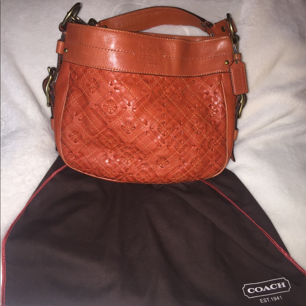 Coach Zoe Woven shoulder bag