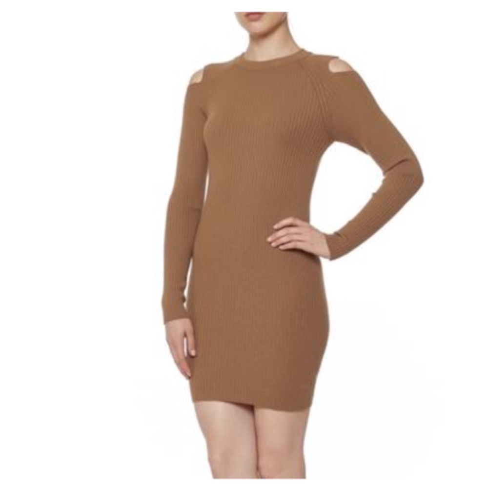 🎈SALE 🎈Alexa Bodycon Cold Shoulder Dress - Picture 4 of 6