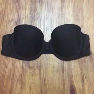 Black Strapless Victoria's Secret Bra 34B