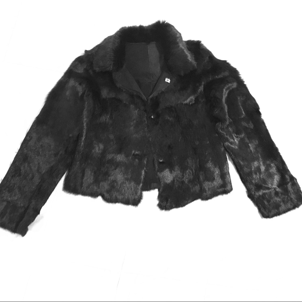 Real fur jacket