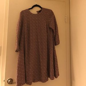 Patterned h&m dress