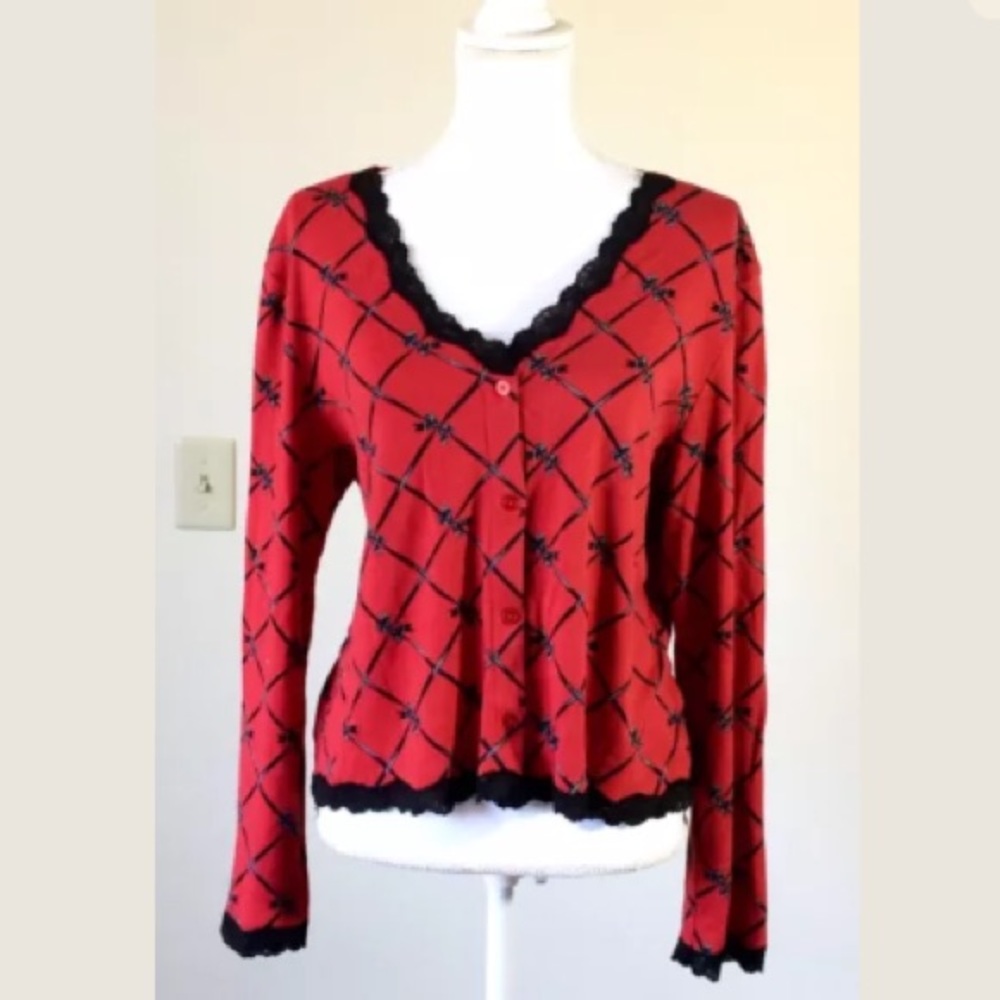 Victoria's Secret Red Pajamas Top