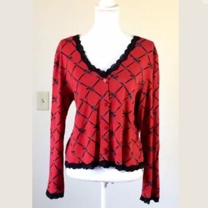 Victoria's Secret Red Pajamas Top