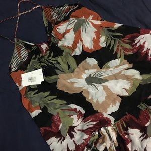 NWT Volcom Floral Dress