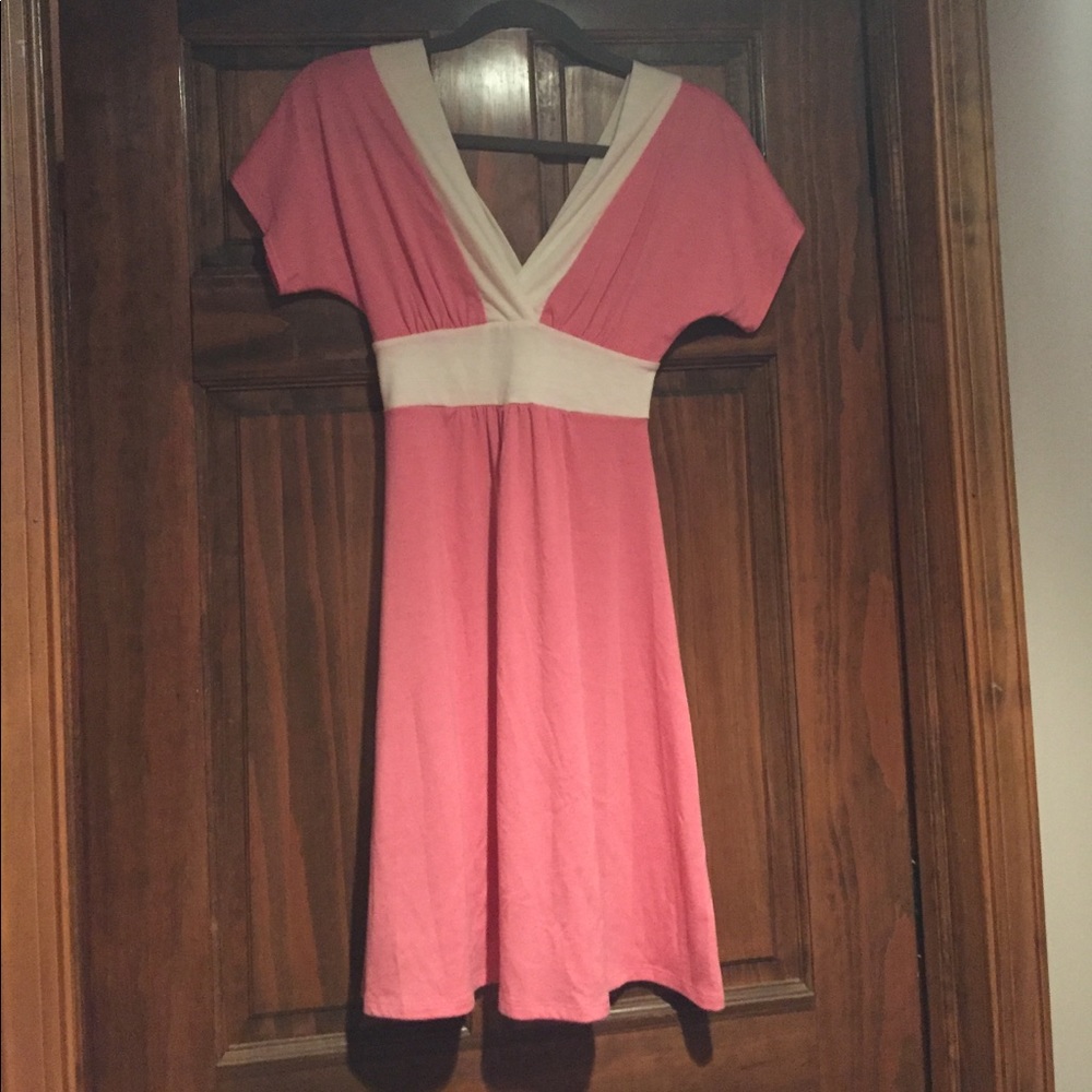 V- neck and back Dress
