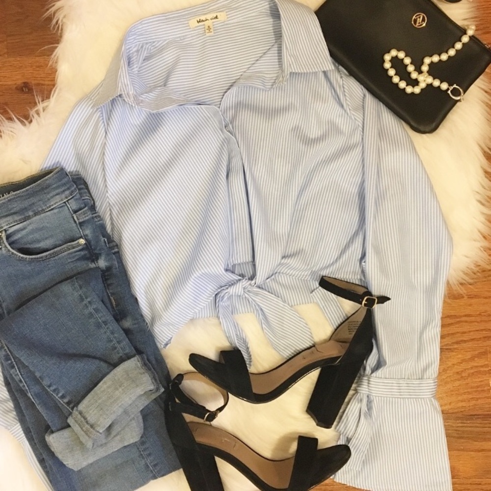 Bleuh Ciel Light Blue Button Down ONLY