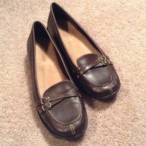 Brown Buckle Dress Shoes