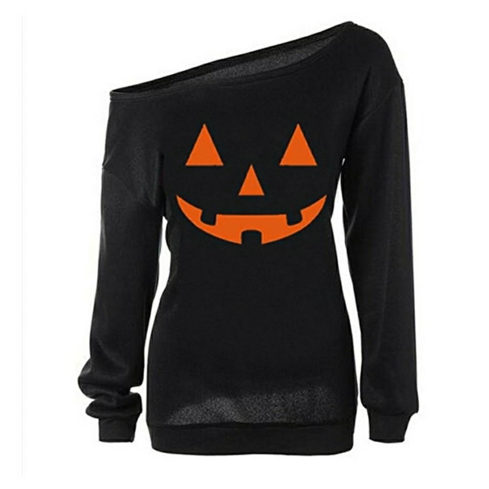Halloween, slouchy, off the shoulder light sweater