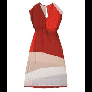 Ali Golden Silk Dress