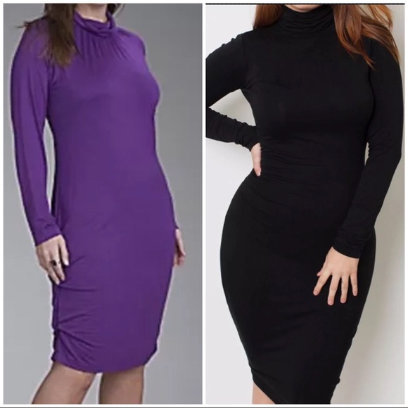 Lane Bryant Dresses & Skirts - NWT LANE BRYANT PURPLE JERSEY DRESS - SIZE 22/24