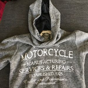 Grey kids hoodie