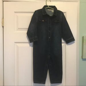 First Impressions Toddler Denim Romper