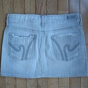 Citizens of Humanity Denim Mini Skirt