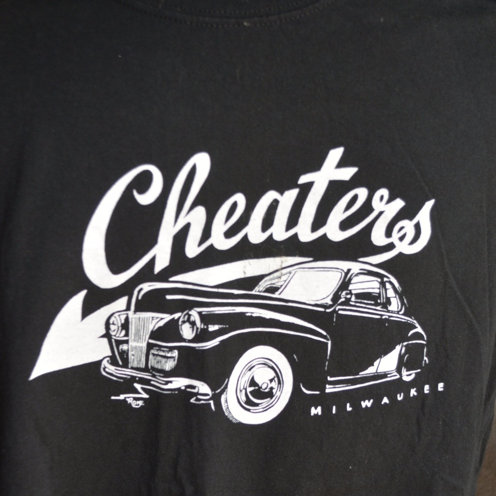 CHEATERS CAR CLUB T SHIRT