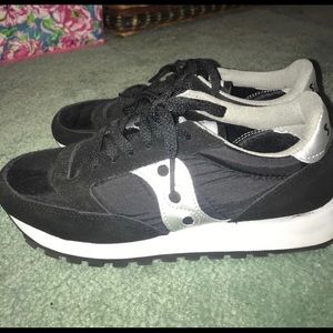 Black saving sneakers