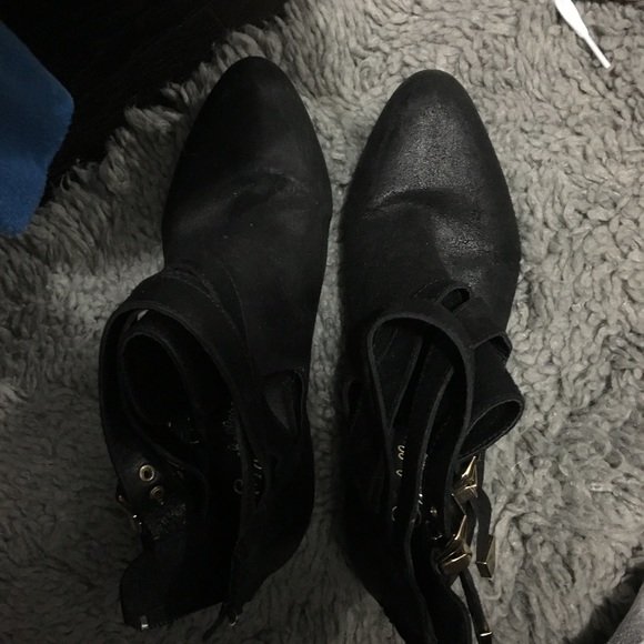 Seychelles Black Leather booties - Picture 2 of 2