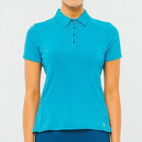 NWT Lija Womens Draw Polo golf shirt, Med - Picture 1 of 8