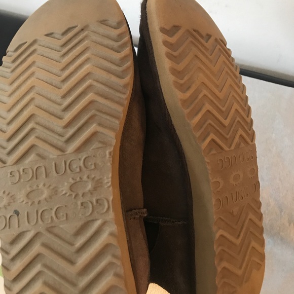 ❌sold UGG BROWN SHEEP LINED BOOTS CLASSIC SHORT - Picture 7 of 8