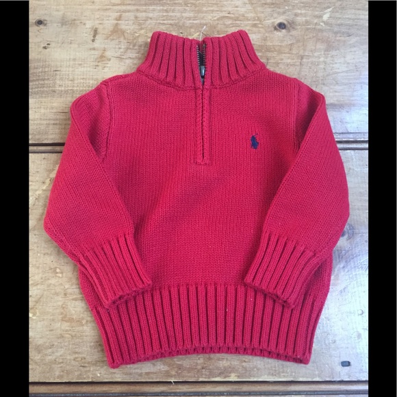 Red Ralph Lauren sweater 18months - Picture 5 of 8