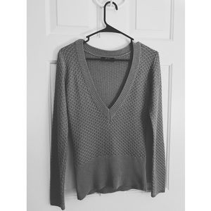 BCBG Deep V-Neck Sweater