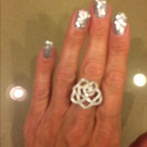 Swarovski  Crystal Rose Ring