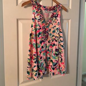 Lilly Pulitzer Achelle Sleevless Top New (No Tags)