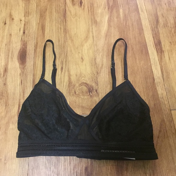 NWOT Black Lace Bralette Size XS - Picture 2 of 6