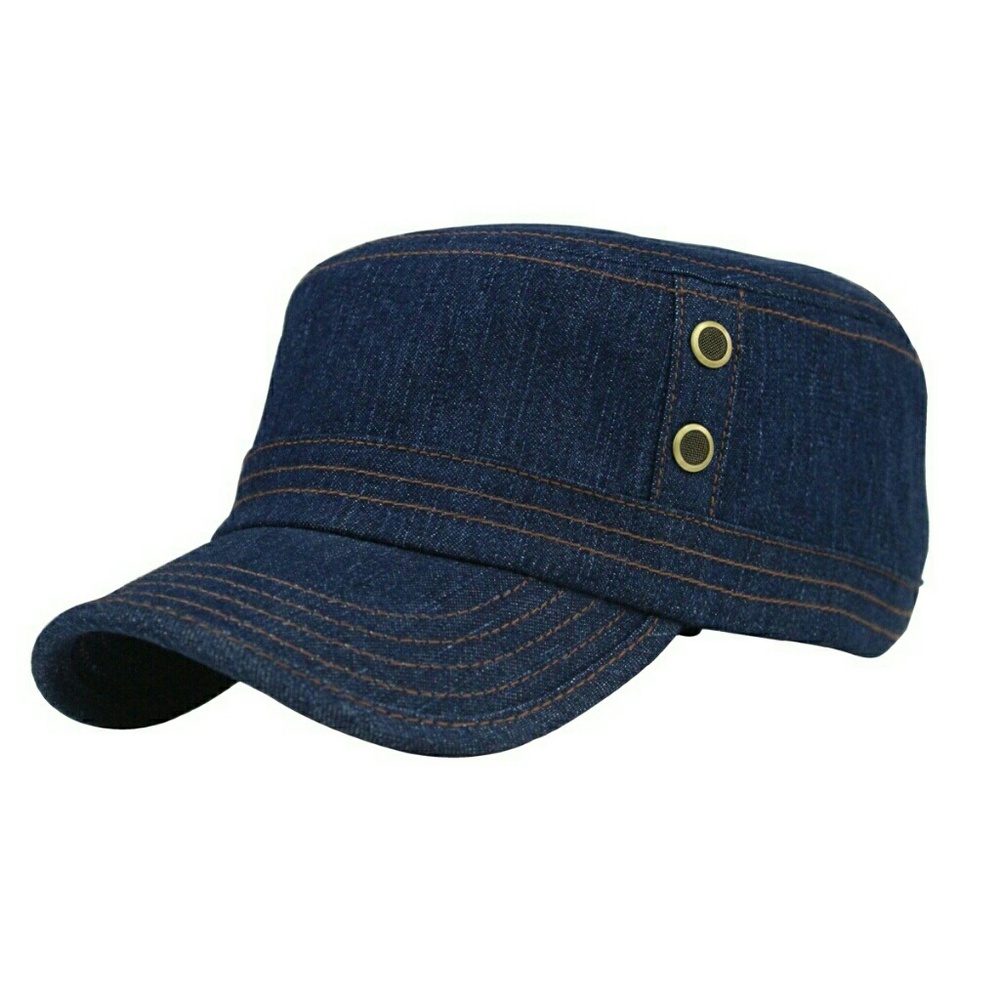 Denim Flat Top Cap - Picture 6 of 7