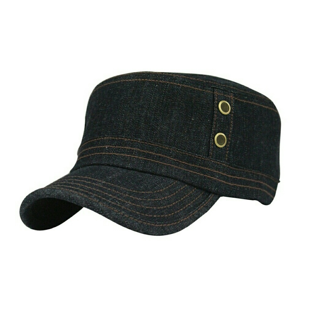 Denim Flat Top Cap - Picture 7 of 7