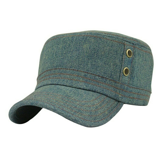 Denim Flat Top Cap - Picture 4 of 7