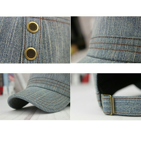 Denim Flat Top Cap - Picture 5 of 7