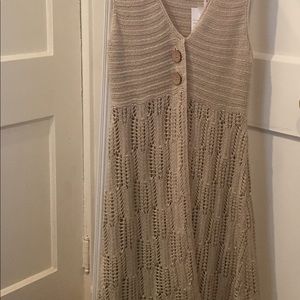 Long Maya Vest by Whitewash, new with tags