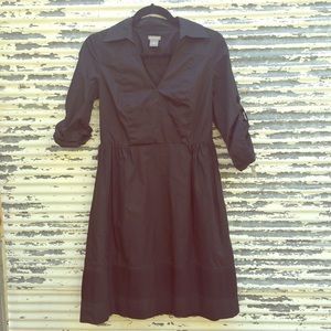 Black Shirt Dress Ann Taylor Size 2