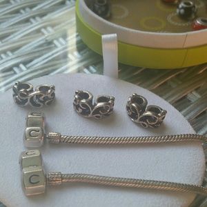 2 CHAMILIA Bracelets and charms