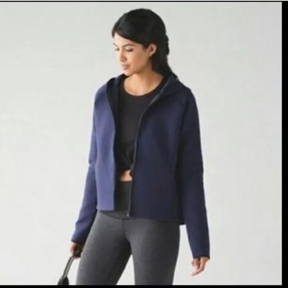 Lululemon Navy Blue City bound Hoodie