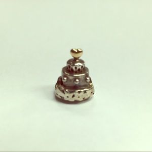 Authentic Pandora Wedding Cake Charm (Retired)