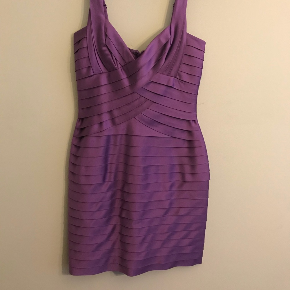 BCBG Maxazria purple dress