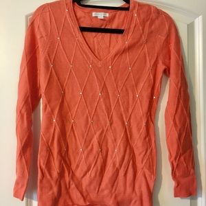 New York and Co sweater with gems