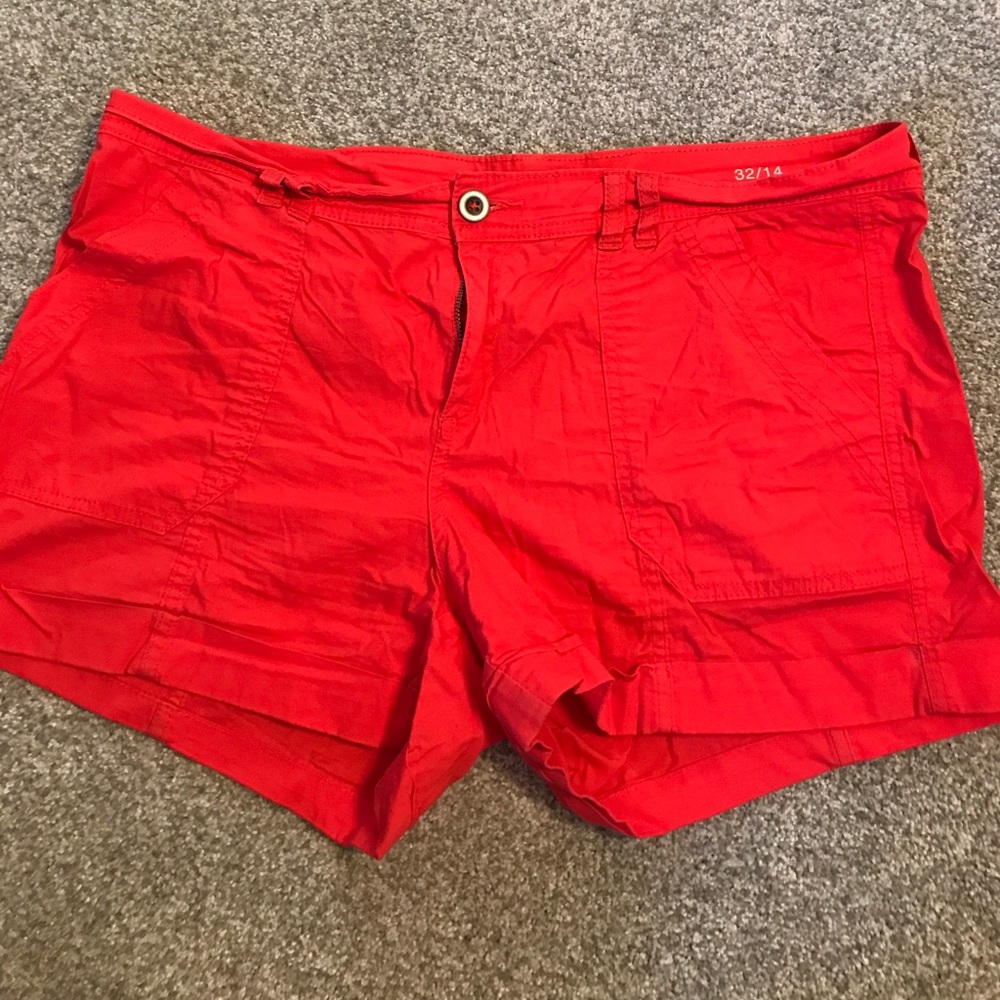 JC Penney Red Shorts