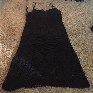 Kenneth Cole New York Women Mini Dress Lace L