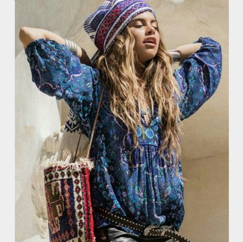 Spell Designs Kiss the Sky Blouse Med BNWT