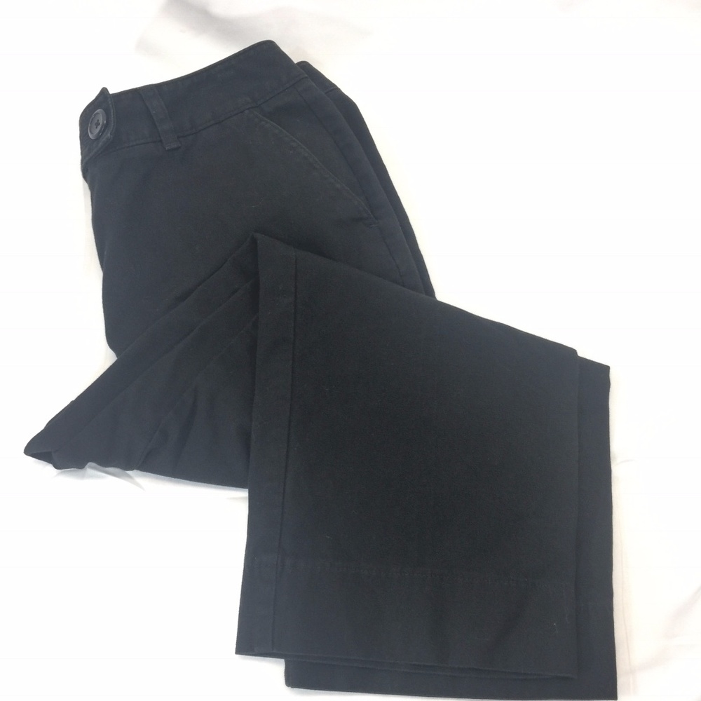 TALBOTS STRETCH TROUSER CAPRI BLACK PETITE