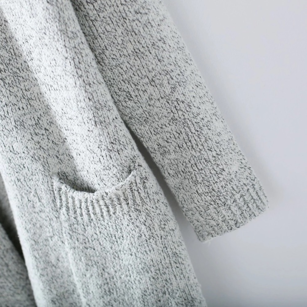 Long Grey Cardigan - Picture 4 of 6