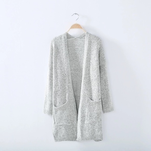Long Grey Cardigan - Picture 2 of 6