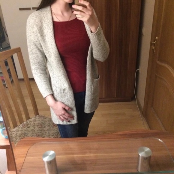 Long Grey Cardigan - Picture 6 of 6