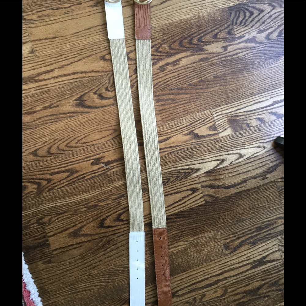 Two Michael Kors belts
