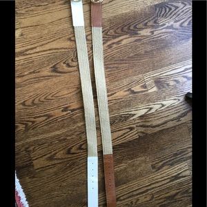 Two Michael Kors belts